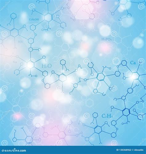 Abstract Science Blue Background Stock Illustration Illustration Of