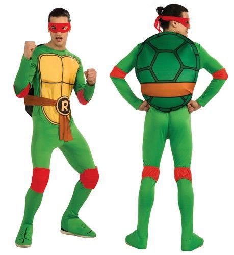 Mens Ninja Turtles Raphael Costume Sz Standard Size Standard 42 46 Chest Green