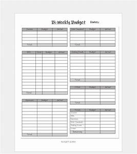 Bi Weekly Budget Template 2 Printable Finance Budget Sheets Etsy