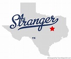 Map of Stranger, TX, Texas