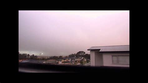 10 August 2015 Lightning And Thunder In West Auckland Following A