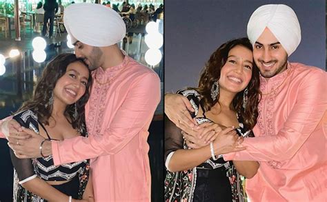 Neha Kakkar And Rohanpreet Singh Seal Diwali Memories With A Kiss In Dubai Watch