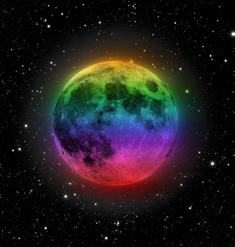 Rainbow Seen In The Space Space Pictures Colorful Backgrounds