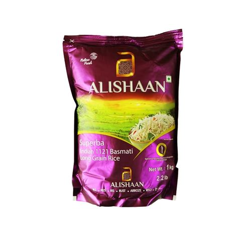Alishaan Long Grain Basmati Rice 1kg Amman Household Supplies Pte Ltd