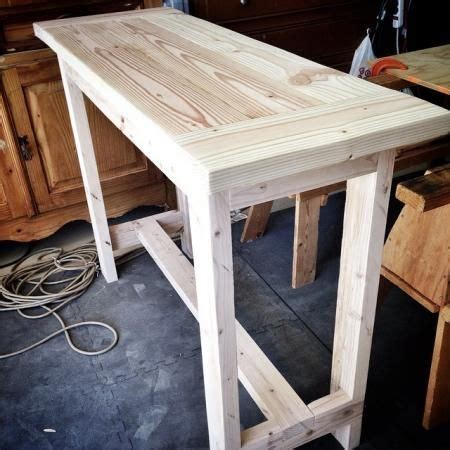 These 14 diy tabletop designs are sure to give your tabletop the reinvention it needs! diy console table from 2x4 pine lumber easy plans from ana-white.com | Diy console table, Diy ...