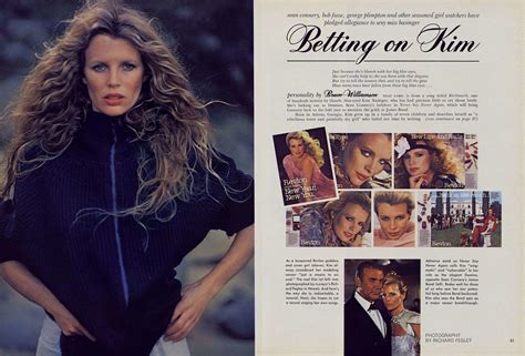 Kim Basinger By Richard Fegley Playboy Magazine Usa February