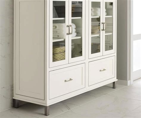 White Inset Bathroom Cabinets Decora Cabinetry