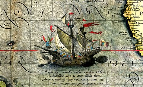 The Journey Of The Portuguese Explorer Ferdinand Magellan Around The