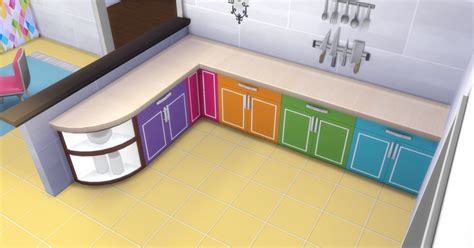 My Sims 4 Blog Cool Kitchen Stuff Counters In 44 Recolors By Fallenstar119