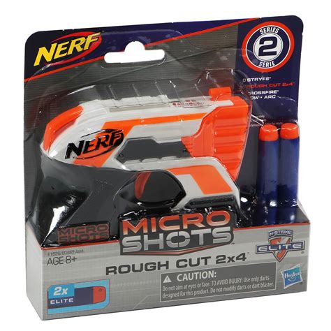 Nerf N Strike Micro Shots Rough Cut 2x4 Blaster