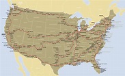 Amtrak Route Map • Mapsof.net