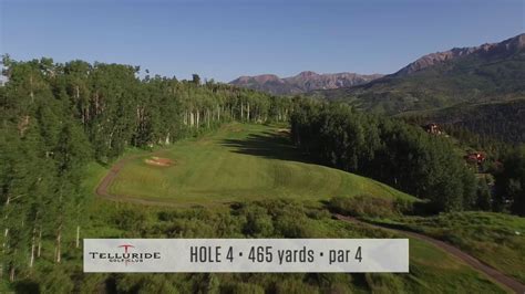 Hole 4 On The Telluride Golf Course Youtube