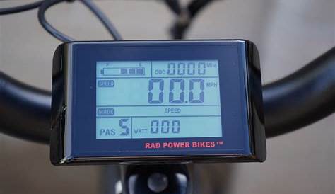 rad power bike lcd display manual