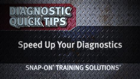 Speed Up Your Diagnostics Snap On Training Solutions Youtube