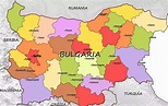Mapa de Bulgaria - datos interesantes e información sobre el país