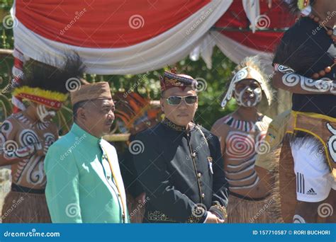 Papuan Carnival Indonesia Independance Day Editorial Photography