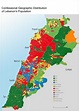 map-of-lebanon | Lebanon, Language map, Infographic map