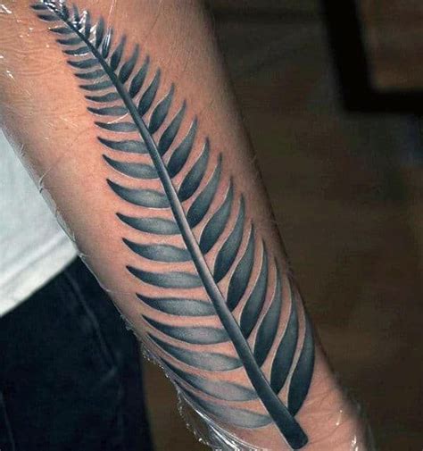 60 Fern Tattoo Designs For Men Leaf Ink Ideas Forearm Tattoos Leaf