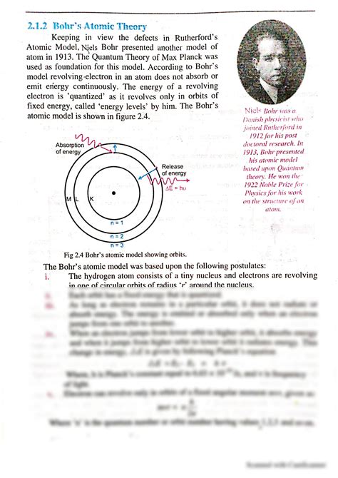 Solution Bohr S Atomic Theory And Difference Between Rutherford Model