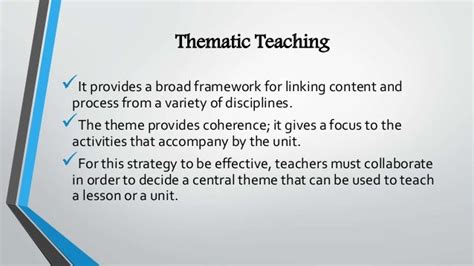Integrative Teaching Strategy