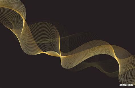Gold Grid Waves Vector Backgrounds Gfxtra