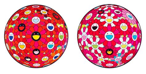 Takashi Murakami B 1962 Flowerball 3d Red Ball Christies
