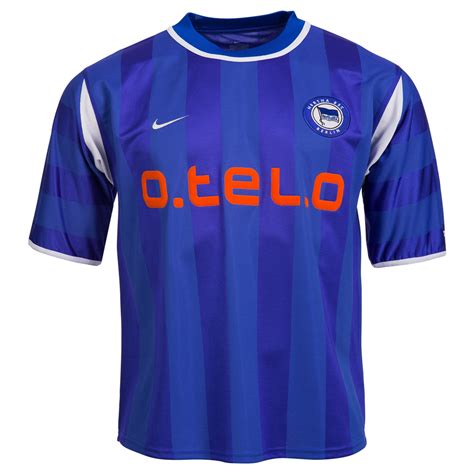 Questo prodotto è realizzato con tessuto di poliestere riciclato al 100%. Hertha BSC Berlin Jersey Nike Men's Away Alternate Away ...