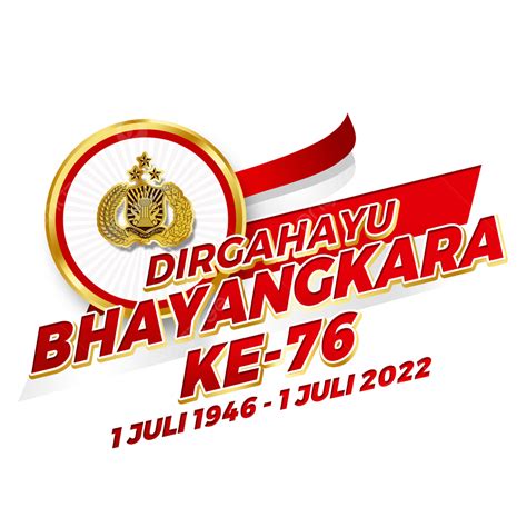Logo Hut Bhayangkara Th Png Vector Psd And Clipart With Sexiz Pix