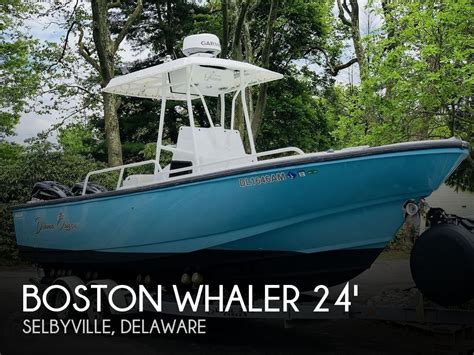 2000 24 Foot Boston Whaler Justice Power Boat For Sale In Selbyville De