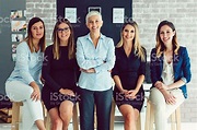Group Women Only Corporate Portrait Stock Photo - Download Image Now ...