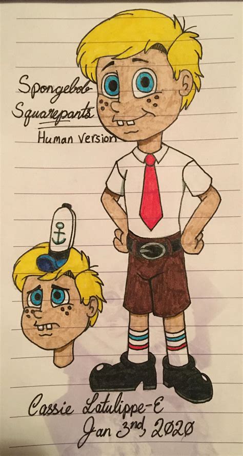 Spongebob Squarepants Human Version By Shadiclipse3759 On Deviantart