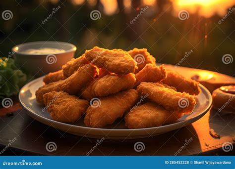 Crispy Chicken Drumsticks Delight, Irresistible Plate with Tomato