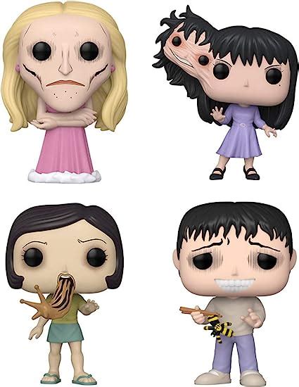 Funko Pop Set Of 4 Junji Ito Souichi Tsujii Ms Fuchi Tomie And