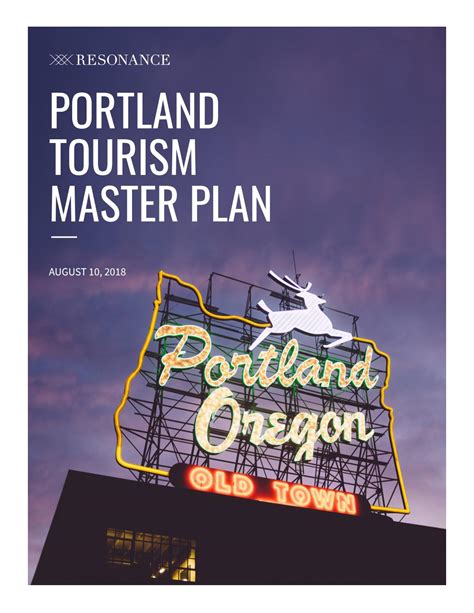Portland Tourism Master Plan By Travel Portland Issuu
