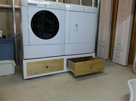 We all know washer and dryer pedestals are very expensive and are ridiculously priced. Washer Dryer Pedestal - by JohnMeeley @ LumberJocks.com ...