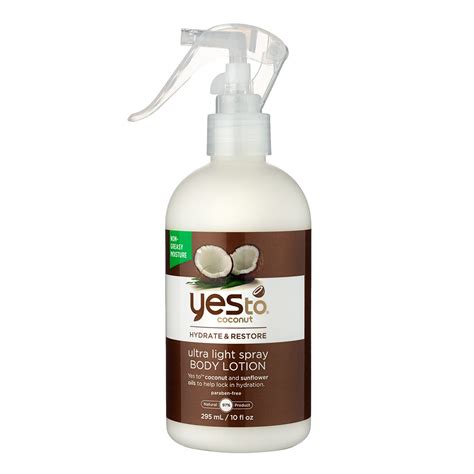 Yes To Coconut Ultra Light Spray Body Lotion Review Allure