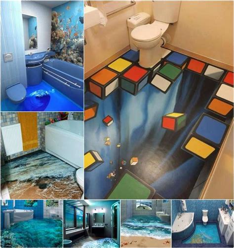 Regal floor designs can be used in a very large living room. 13 Amazing 3D Floor Designs for Your Bathroom