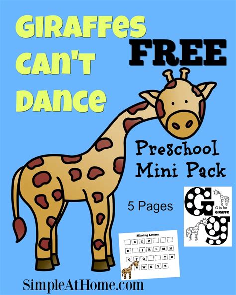 The happy planner, erin condren, recollections, travelers notebooks, and more are all compatible with the free planner printables. Giraffes Can't Dance - Simple At Home