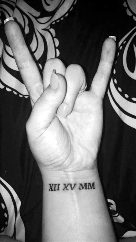 24 in roman numerals tattoo. 40 Cool And Classic Roman Numerals Tattoo To Get This Year ...