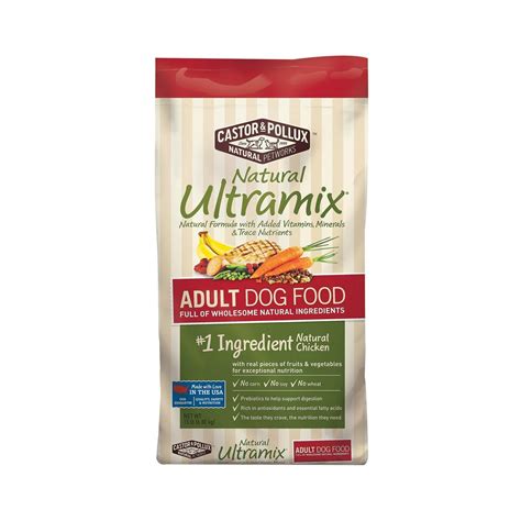 Who manufactures castor and pollux dog food? Castor And Pollux Ultra Mix Dog Food - 15 Lb. | Dog food ...