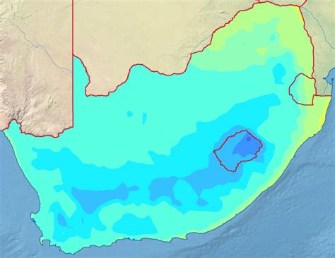 Kostenlose lieferung für viele artikel! Wetter Südafrika: tiefste Temperaturen (Animation)