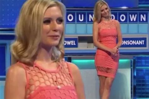 Rachel Riley Flashes A Daring Amount Of Flesh In A Very Racy Dress In Countdown Sartorial Shake