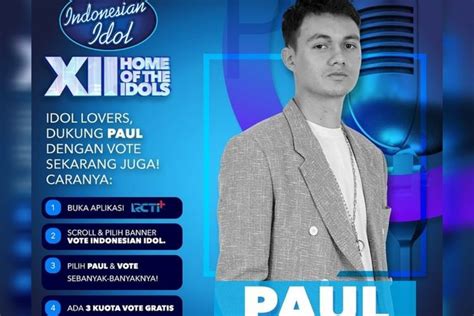 Daftar Lengkap Kontestan Indonesian Idol Babak Spektakuler Show Salah Satunya Paul