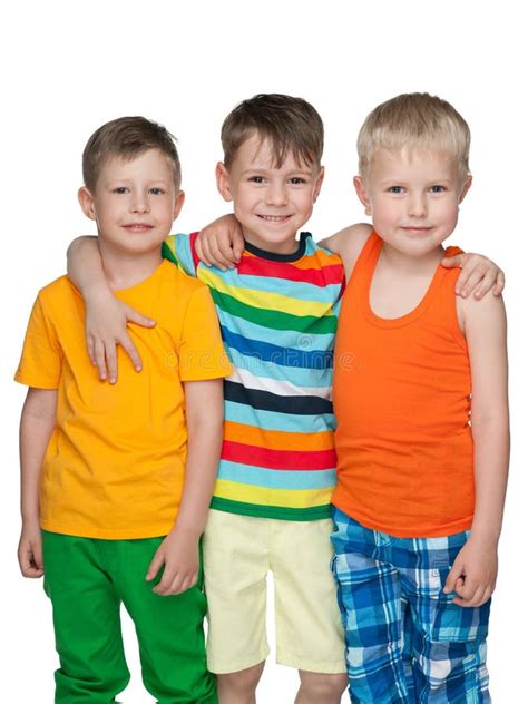 Three Happy Little Boys Stock Photo Image 44304731