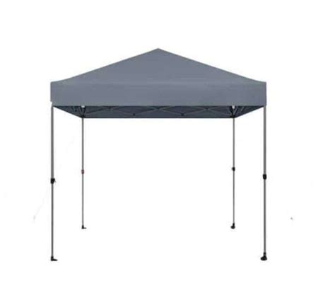 Everbilt 8 Ft X 8 Ft Grey Straight Leg Instant Canopy Pop Up Tent Sto