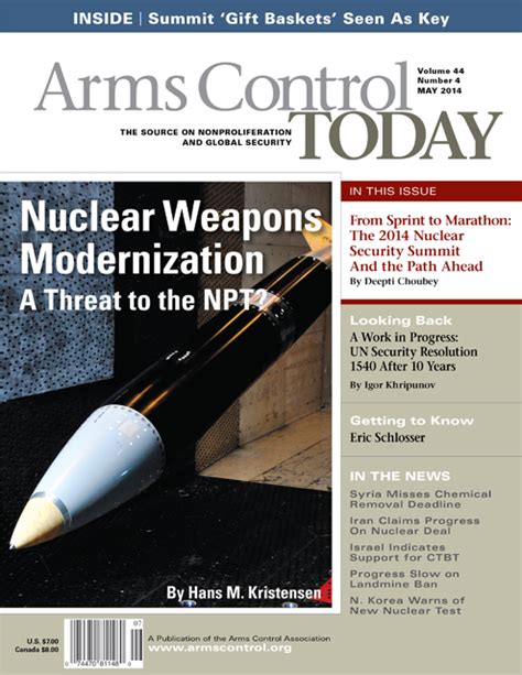 Arms Control Association The Authoritative Source On Arms Control Since 1971