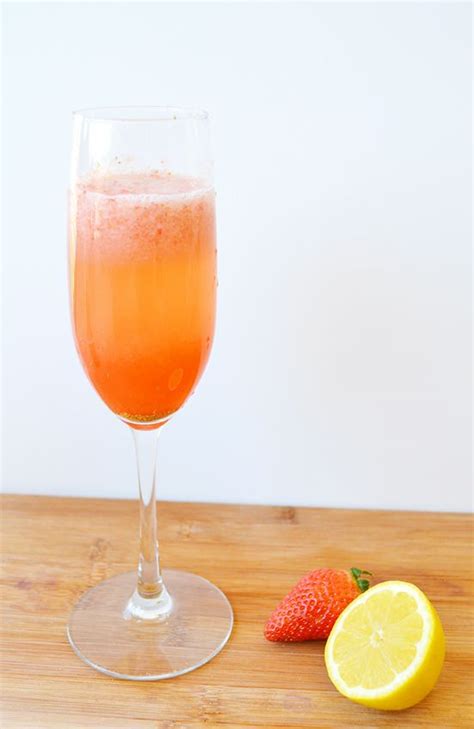 Mimosas In The Morning Strawberry Lemonade Mimosa Strawberry