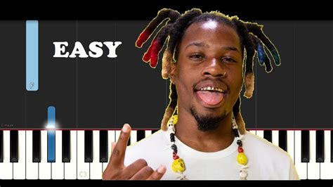 Denzel Curry Clout Cobain Clout Co13a1n Easy Piano Tutorial Youtube