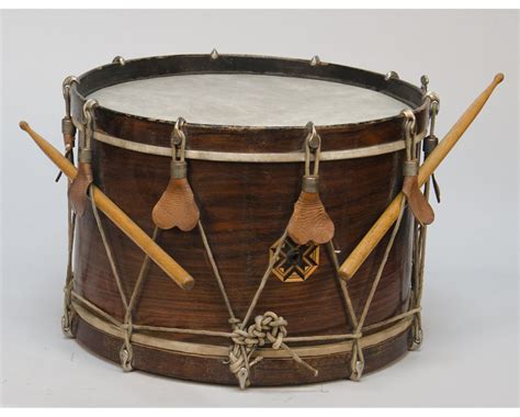 Early Wooden Marching Band Field Snare Drum