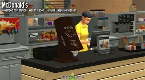 Mcdonalds Kitchen At Around The Sims Lana Cc Finds